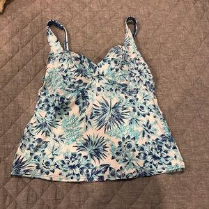 Lands End Swim Top size 12